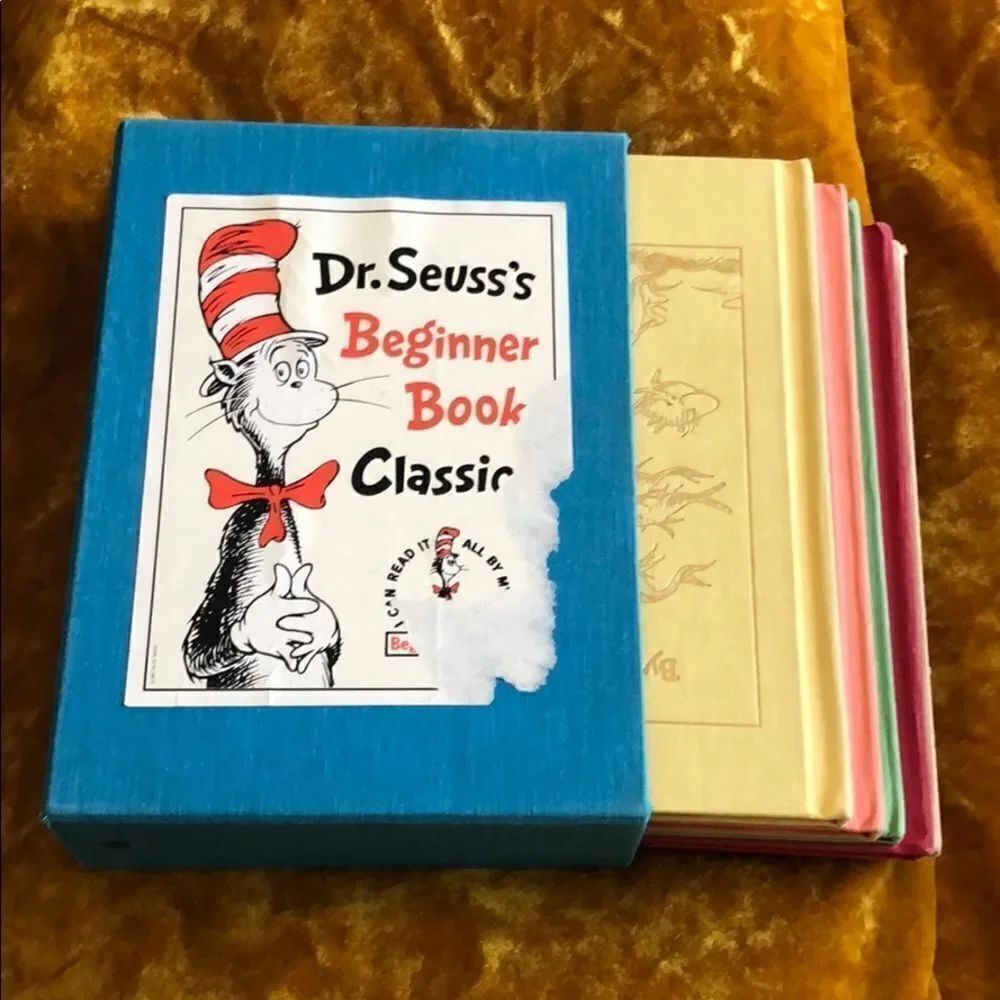 1960 Vintage Dr Seuss Set of 4 Books